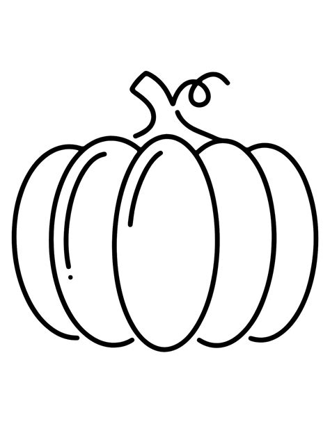 5 Free Pumpkin Outlines Printable Templates