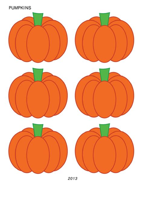 Pumpkin Printable Pdf