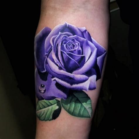 Purple Rose Tattoo Men