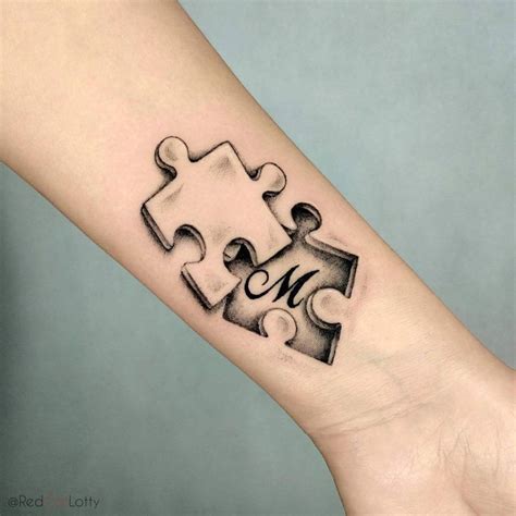 Puzzle Piece Tattoo Designs