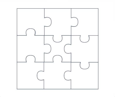 Puzzle Template Free Download