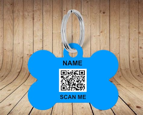 Personalized QR Dog Tag for Pet Identification