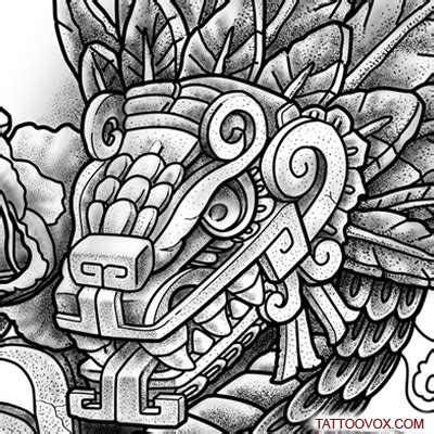 Quetzalcoatl Aztec God Tattoo Design Tattoovox Professional Tattoo