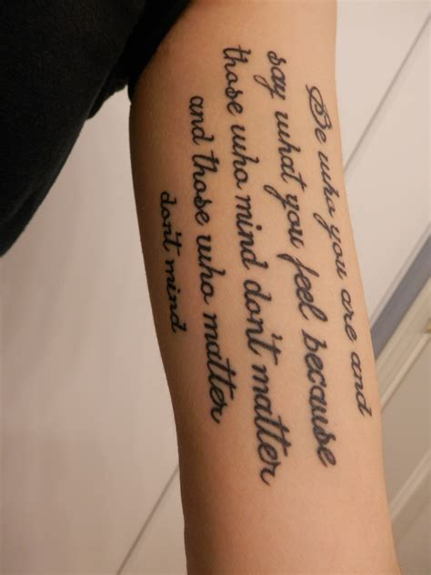 Quote Tattoos Designs Ideas And Meaning Tattoos For You