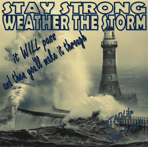 Quotes About Weathering The Storm Quotesgram