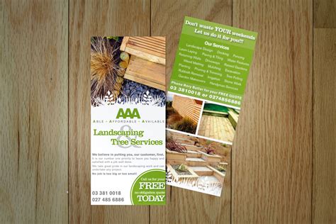 Rack Card Chic Design Www Chicdesign Co Nz Landscaping Trees Rack