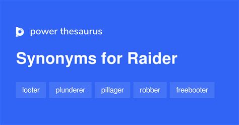 Raider Synonym