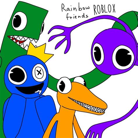 Rainbow Friends Roblox Ilustraci N De Amigos Dibujo De Dumbo Imagenes Infantiles De Animales