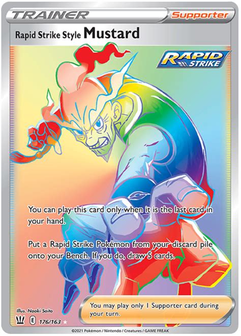 Rapid Strike Style Mustard Battle Styles Bst 176 Pkmncards