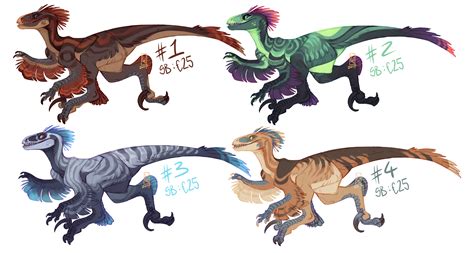 Raptor Adoptables Open By Lilaira On Deviantart