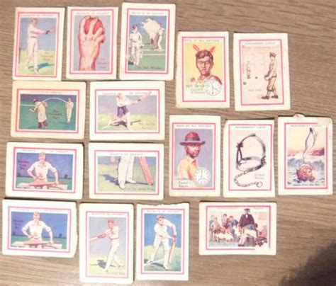 Rare Vintage Dc Thomson Trade Cards Secrets Of Cricket Punishment