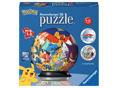 Ravensburger Pokemon 72 Piece 3D Jigsaw Puzzle