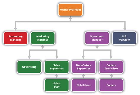 Reading The Organization Chart And Reporting Structure Introduction To Business