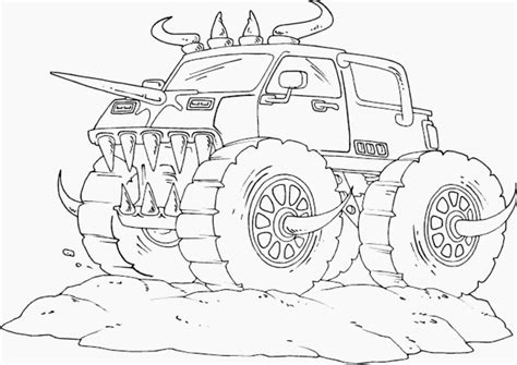 Real Monster Truck Coloring Pages Bestappsforkids Com