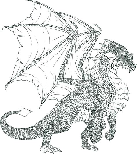 Realistic Dragon Coloring Pages K5 Worksheets Dragon Coloring Page