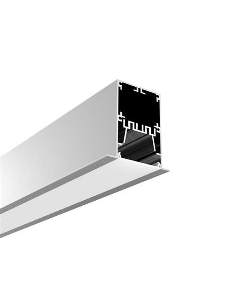 Recessed Ceiling Strip Light Diffuser For Architectural Lighting