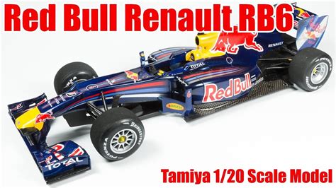 Red Bull Racing Renault Rb6 Formula 1 Car Tamiya 1 20 Scale Model