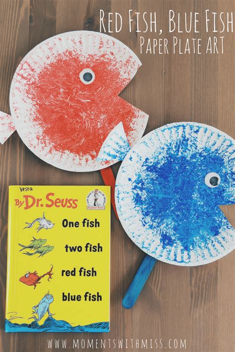 Red Fish Blue Fish Dr Seuss Activities Printables Artofit