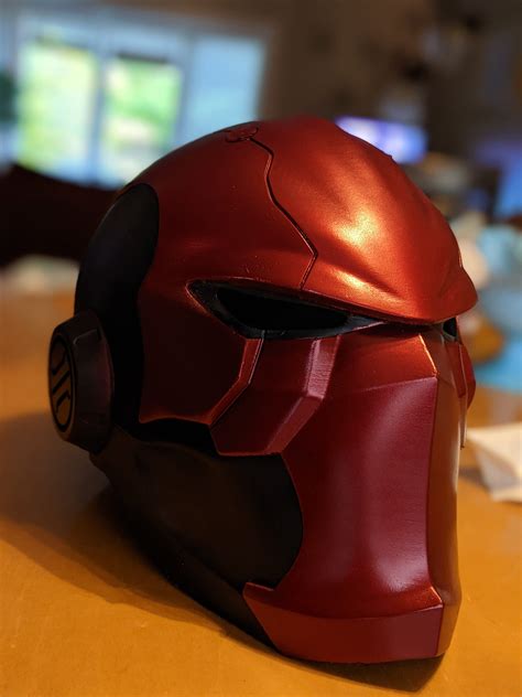 Red Hood Helmet Etsy