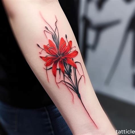 Red Spider Lily Tattoo Meaning And Symbolism Tatticle