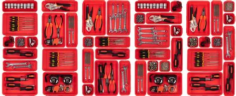 Red Tool Organizer Box Tool Storage Trays Toolbox Drawer Temu