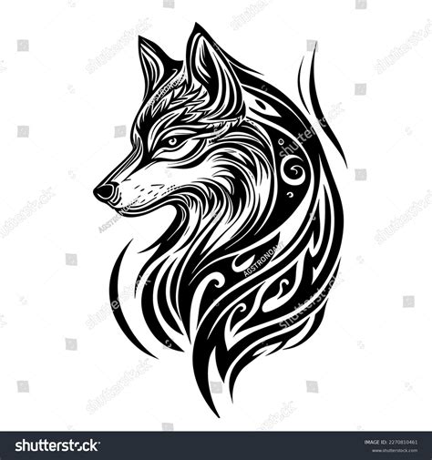 Red Wolf Tattoo Printable Kids Entertainment