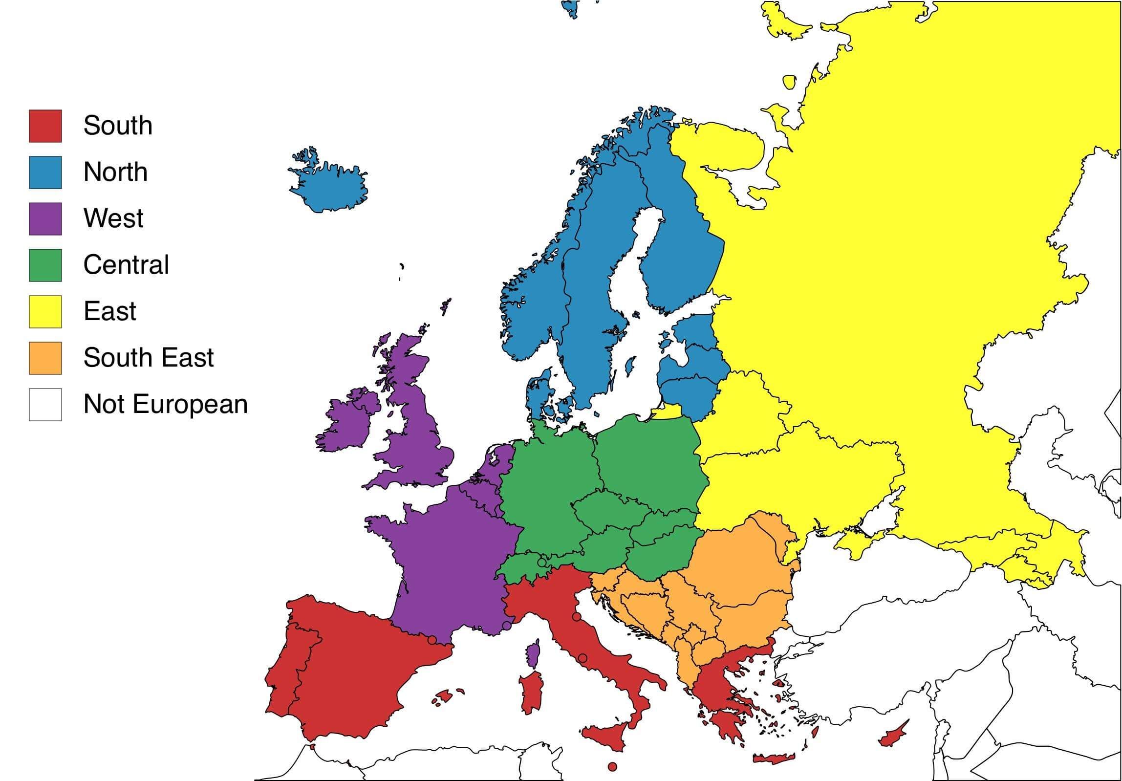 Regions Of Europe Worldatlas