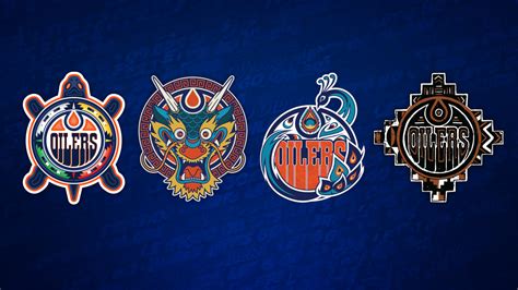 Release Oilers Reveal Cultural Celebration Game Logos Edmonton Oilers