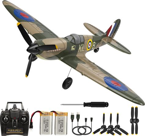 Remote Control Rc Spitfire V2 4Ch Radio Controlled Planes Rtf 2 4G