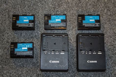 Rent A 4 Canon Lp E6 Batteries And 1 Canon Lc E6 Chargers Best Prices