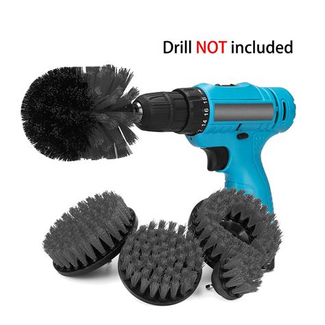 Replace Wire Brushes For Drill Ultra Stiff Polypropylene Drill Powered Attachment Kit For