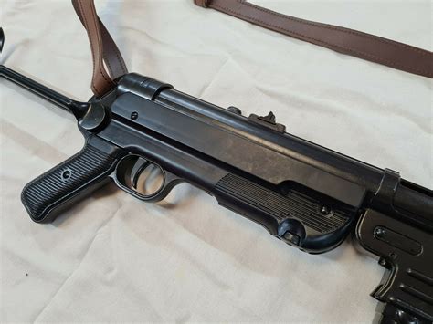 Replica Ww2 German Mp40 Semi Automatic Machine Pistol Gun By Denix Jb