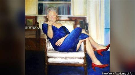 Report Painting Of Former President Bill Clinton In A Dress Found In