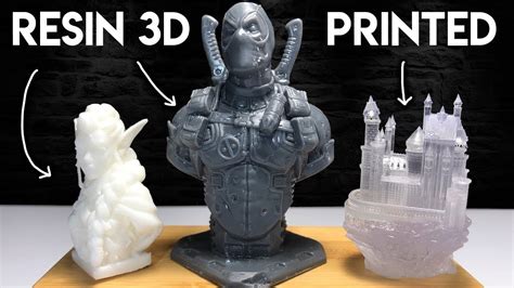 Resin 3D Printer Amazing Resin 3D Printed Objects Youtube