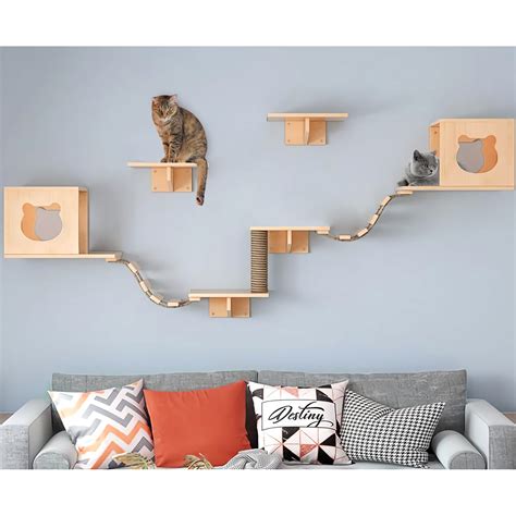 Resultado De Imagen De Diy Cat Furniture Cat Wall Shelves Cat