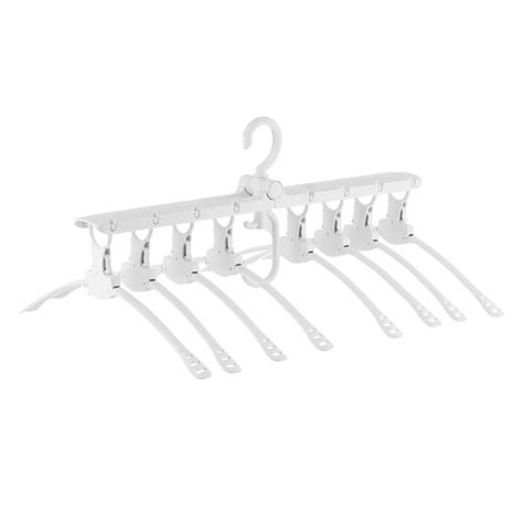 Reversible Folding Clothes Hanger White