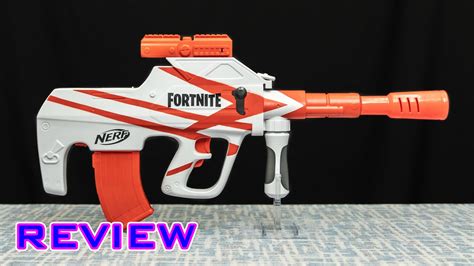 Review Nerf Fortnite B Ar Bullpup Prop Blaster Youtube