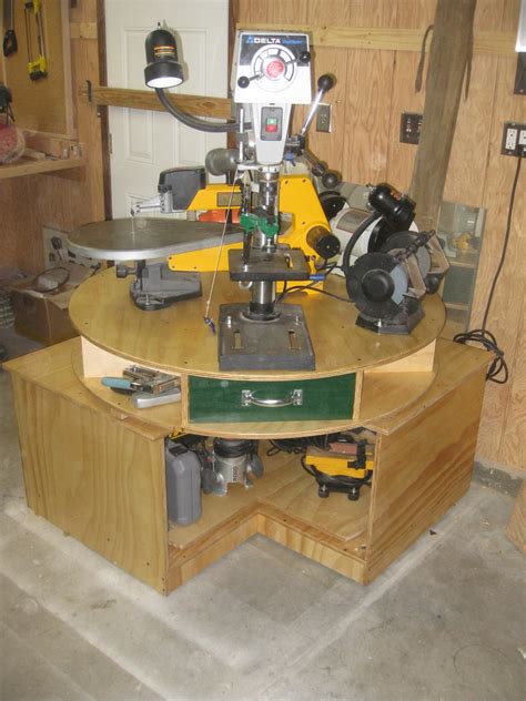 Revolving Tool Station Woodworking Project Woodsmith Plans