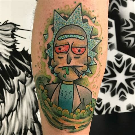 Rick and Morty Tattoo Designs for Die-Hard Fans