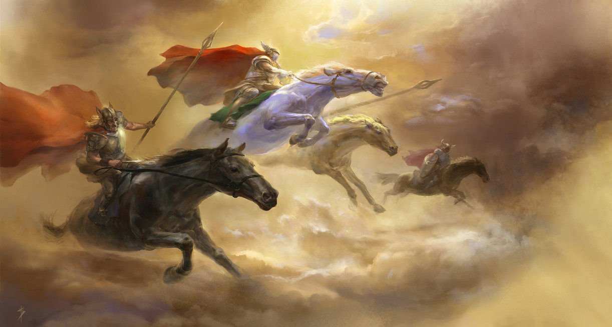 Ride Of The Valkyries Painting At Paintingvalley Com Explore Collection Of Ride Of The