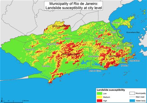 Rio De Janeiro Population Density Map