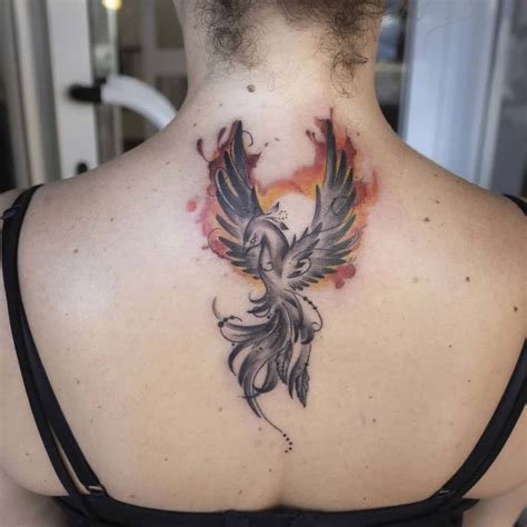 Rising Phoenix Tattoo Back