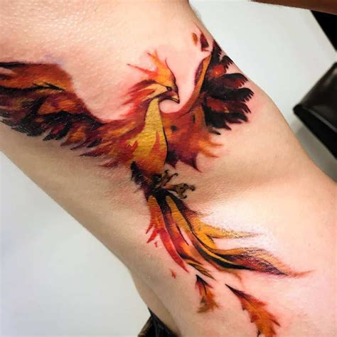 Rising Phoenix Tattoo Designs