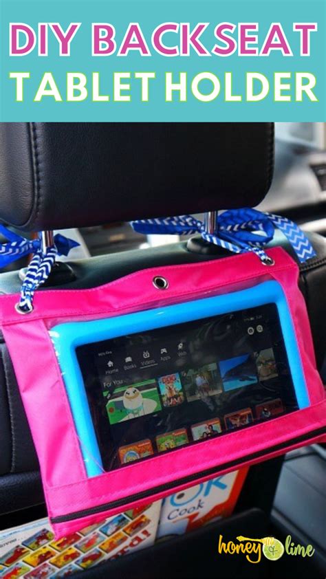 Road Trip Hacks Make This Easy Diy Tablet Holder For Long Car Rides