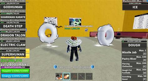 Roblox Blox Fruits Max Mastery Dough Fully Awaken Unverified 13