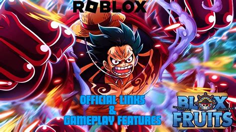 Roblox Blox Fruits Official Links Amp Gameplay Features