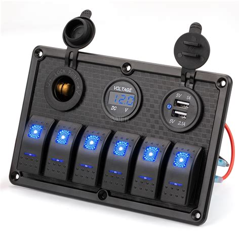 Customizable Rocker Switch Panel for Automotive Needs