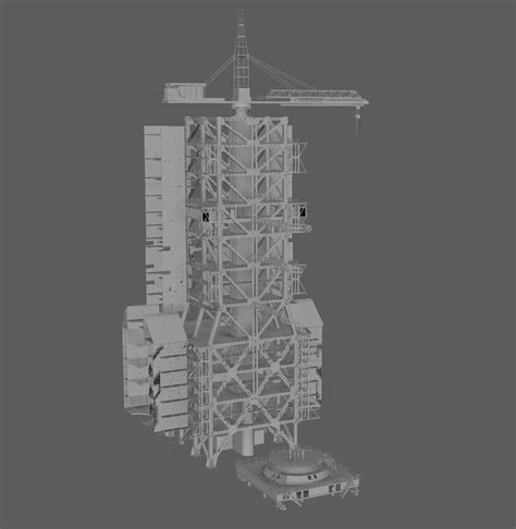 Rocket Launch Pad 3D Model Turbosquid 1540479