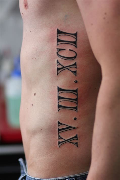 Roman Numeral Tattoo Designs and Meanings