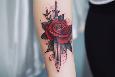 Rose And Dagger Tattoo Meaning And Symbolism Decoding The Mystery